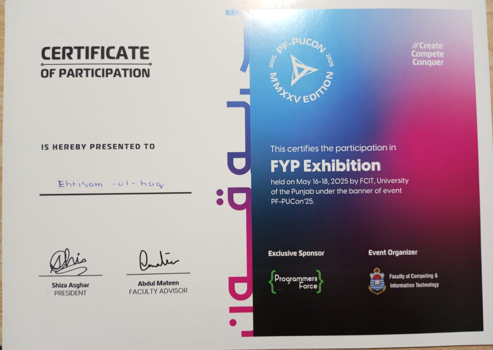 FYP Competition